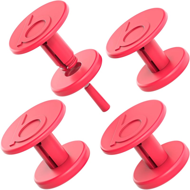 Replacement Buttons for Bogg Bag Handle Strap – Hard Plastic 3D “b” Rivets Match New Bogg Bag Style – You Red My Mind Color Fits Original, Baby, and Bitty Totes – Durable Replacement Accessories